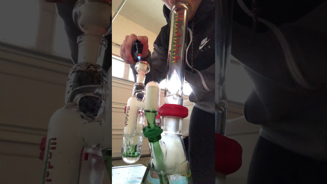 Illadelph Rasta Extension Beaker set with Illadelph Rasta Disc ashcatcher and carbon filter