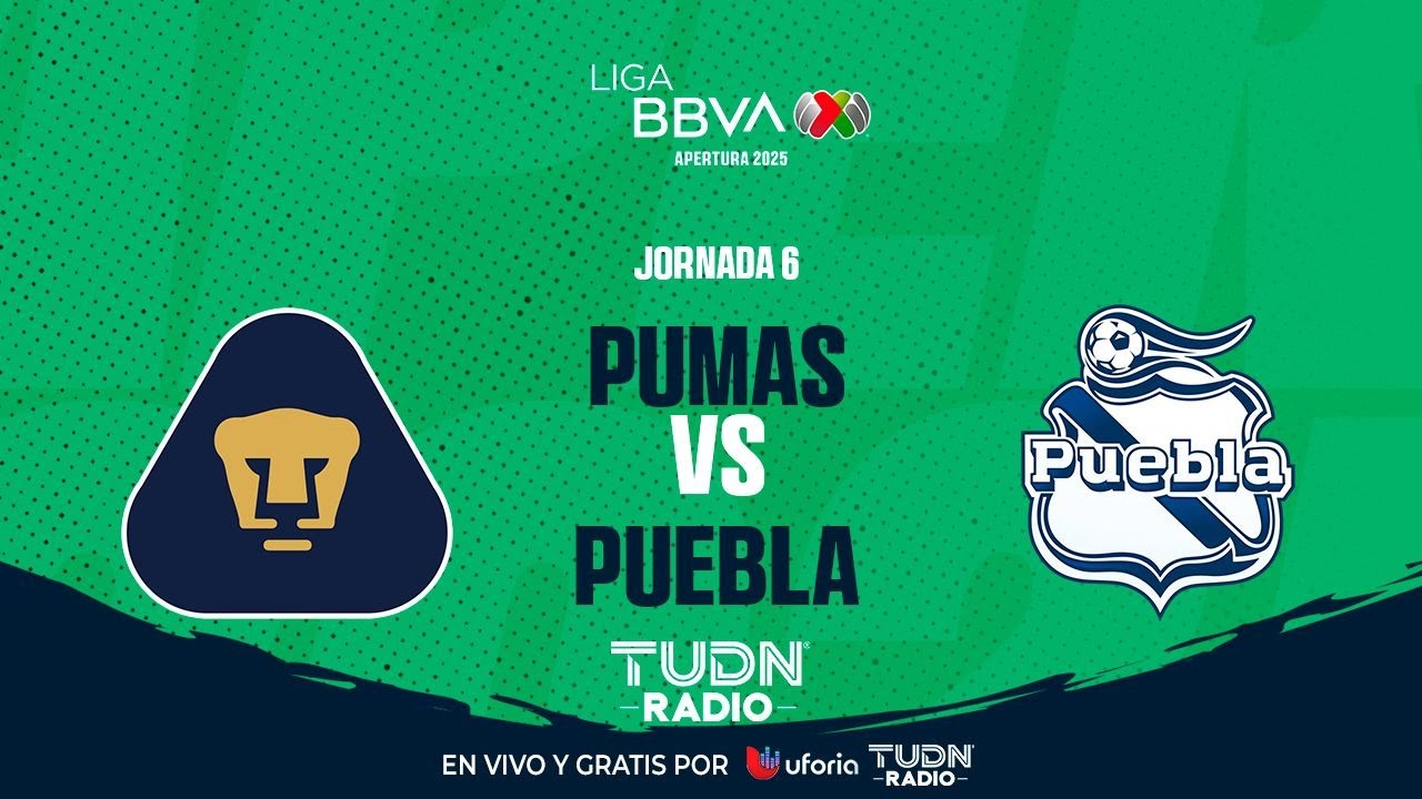 EN VIVO🔴| PUMAS VS PUEBLA | JORNADA 6- LIGA MX APERTURA 2025