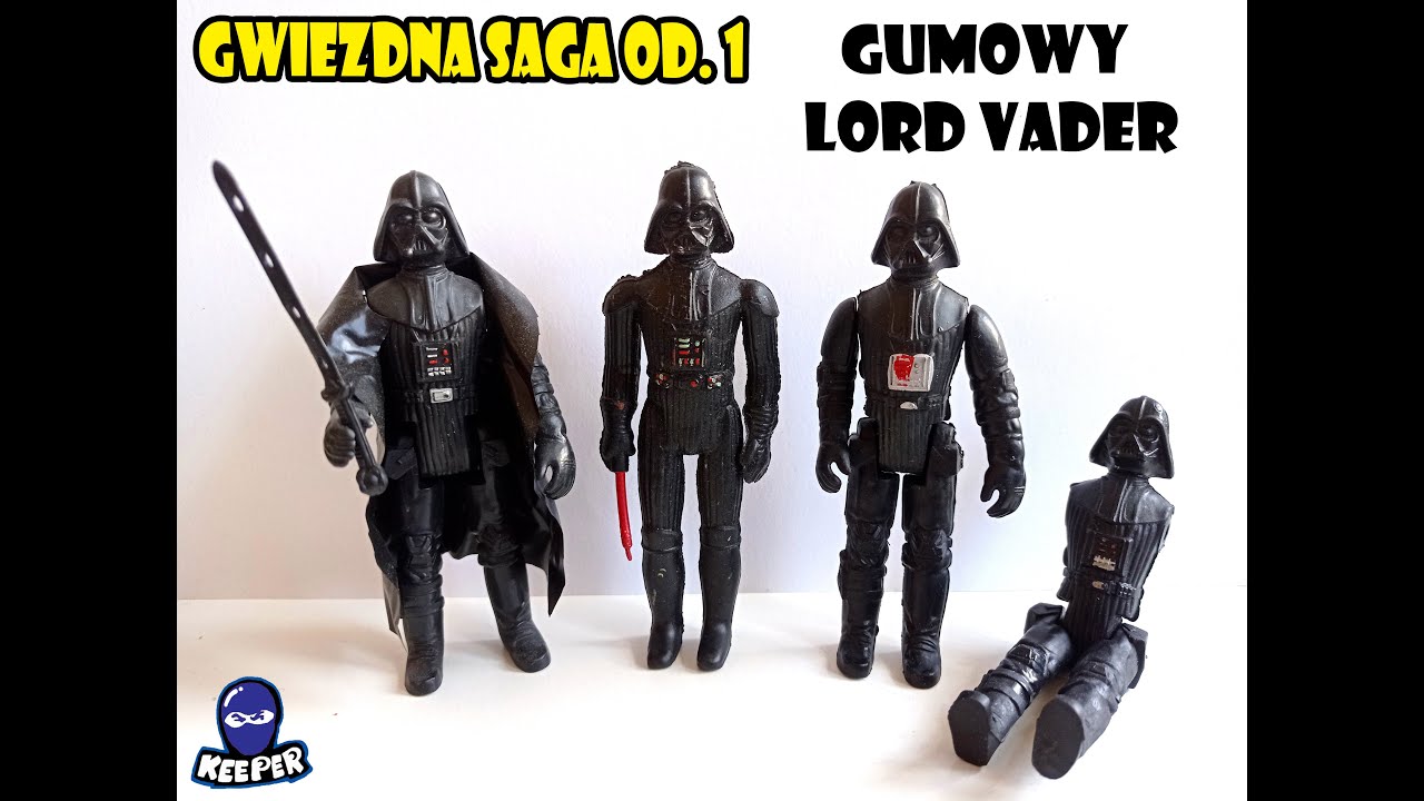 Gwiezdna Saga # 1 -  Gumowy Lord Vader (Polish Star Wars bootlegs - Rubber Darth Vader)