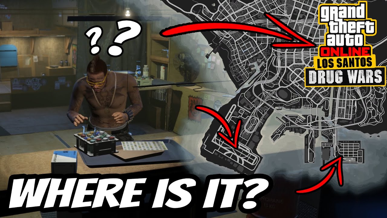where is the Freakshop and Acid Lab? | interior locations