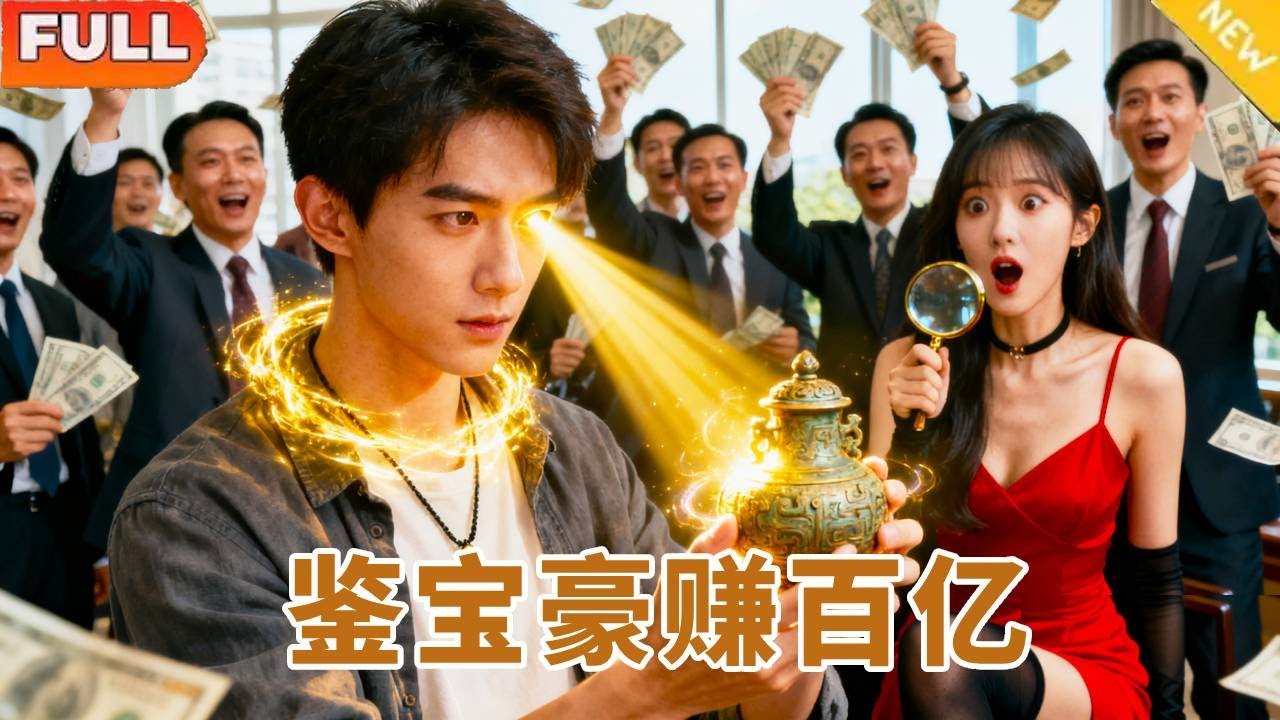 [Multi SUB]《鑑寶豪賺百億》（全集）鮮血沁染玉佩覺醒黃金瞳，前女友嫌我窮？反手撿漏賺億驚呆全場！美女總裁倒貼全部身家求娶，前女友腸子悔青！#鑑寶#逆襲#熱血#都市#短劇#男頻#反轉