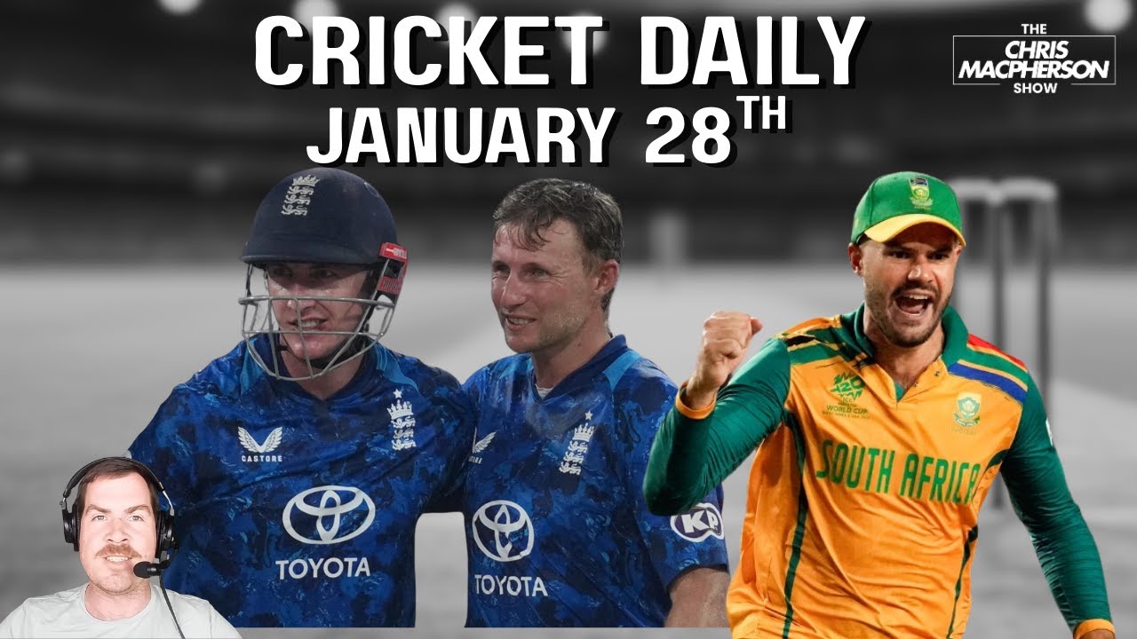 Cricket Daily 28th January | England Break Their Drought, South Africa Fire & More U19 WC Action