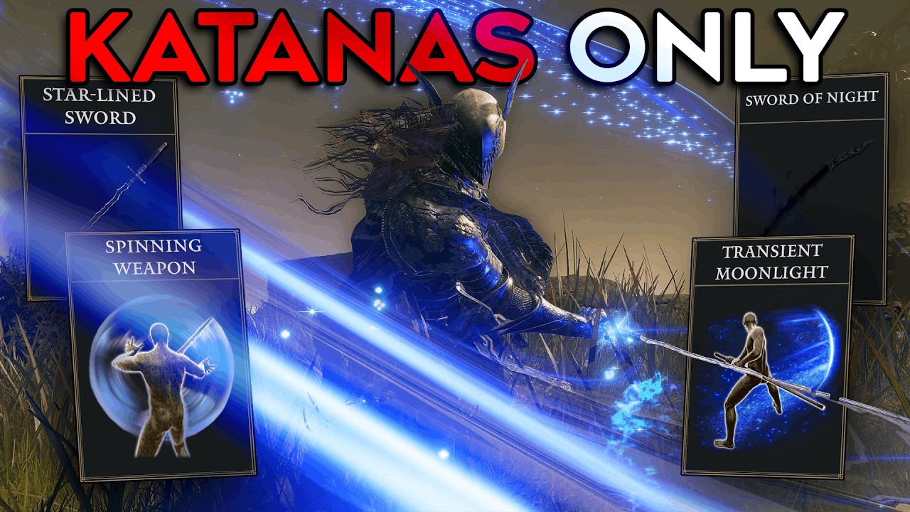 Elden Ring (+DLC) But I Can ONLY USE KATANAS