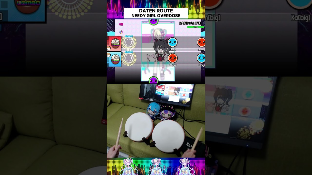 [Drum] DATEN ROUTE - NEEDY STREAMER OVERLOAD [Osu] 🥁