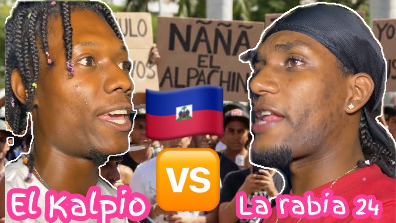DESDE LA FRONTERA DE HAITÍ 🇭🇹🤣🔥 La rabia 24 🆚 El Kalpio Un freestyle entre colegas 🤣🔥