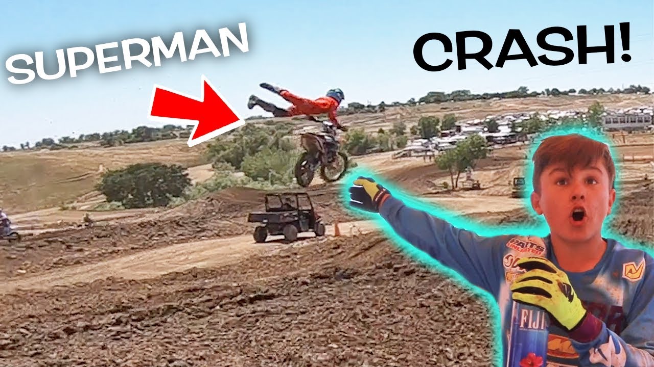 Безумная авария на мотокроссе! Хайден Диган побеждает в Hangtown MX!