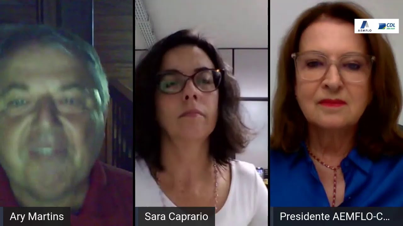 27/10 - ENCONTRO VIRTUAL AEMFLO CDLSJ COM OS CANDIDATOS A PREFEITO DE S&Atilde;O JOS&Eacute;