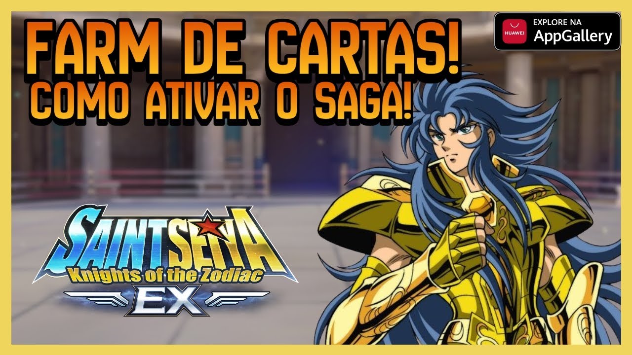 COMO FARMAR CARTAS! DROP O SAGA AO M&Aacute;XIMO! | SAINT SEIYA EX!