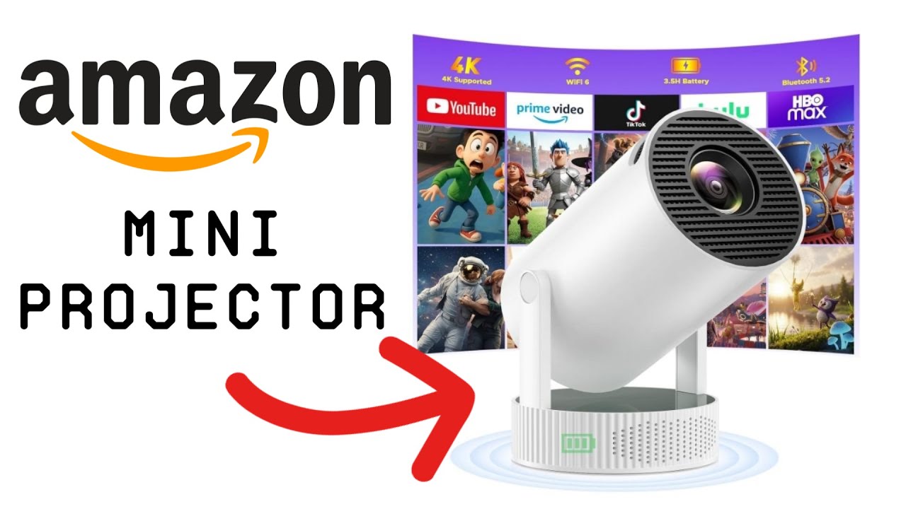 Распаковка и обзор мини-проектора. Скидки на Amazon! 