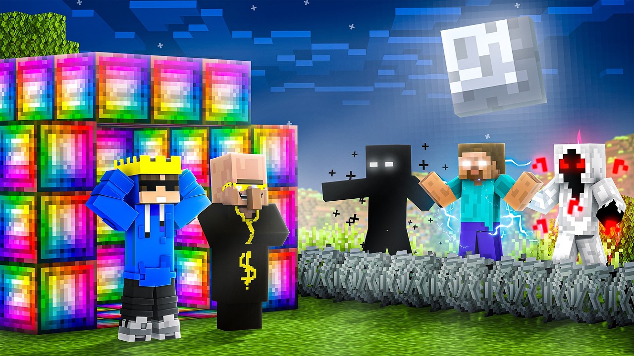 Scary Entities vs Avaritia Base In Minecraft!