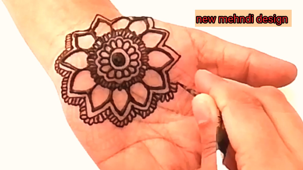New Eid mehndi design for front hand | simple mehndi design #mehndilovers #mehndi #henna