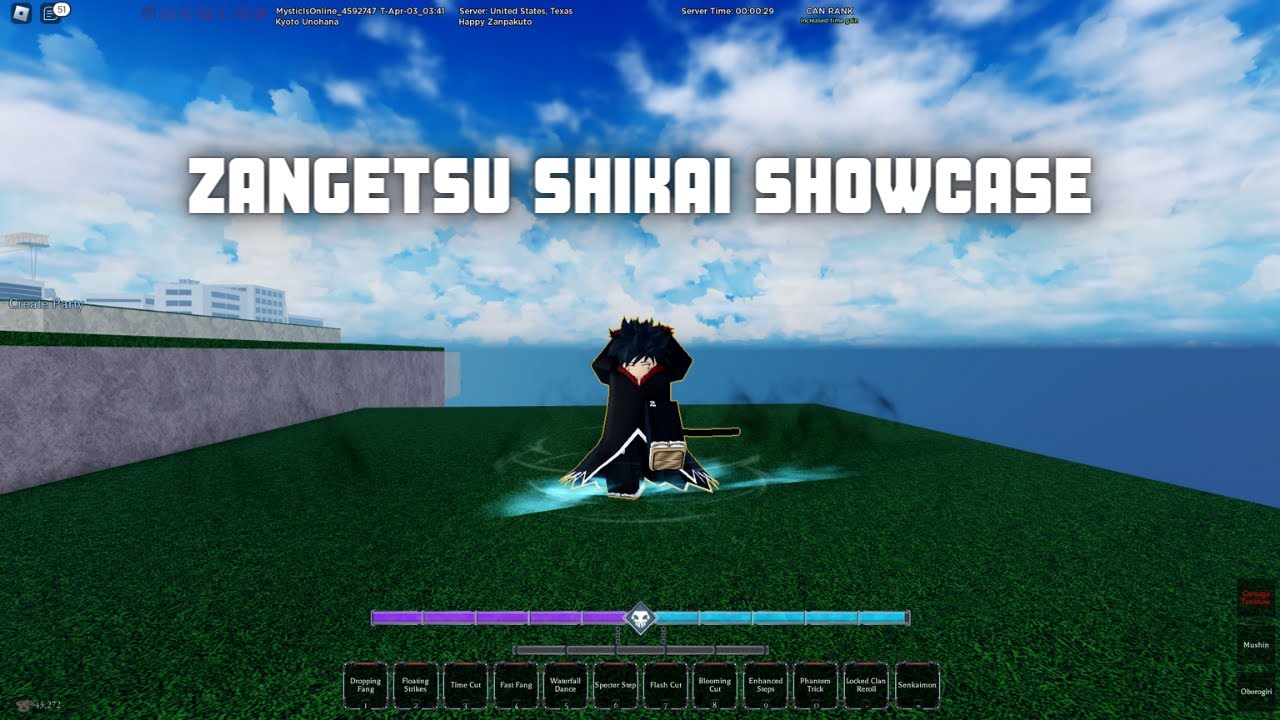 ZANGETSU SHIKAI SHOWCASE | TYPE SOUL