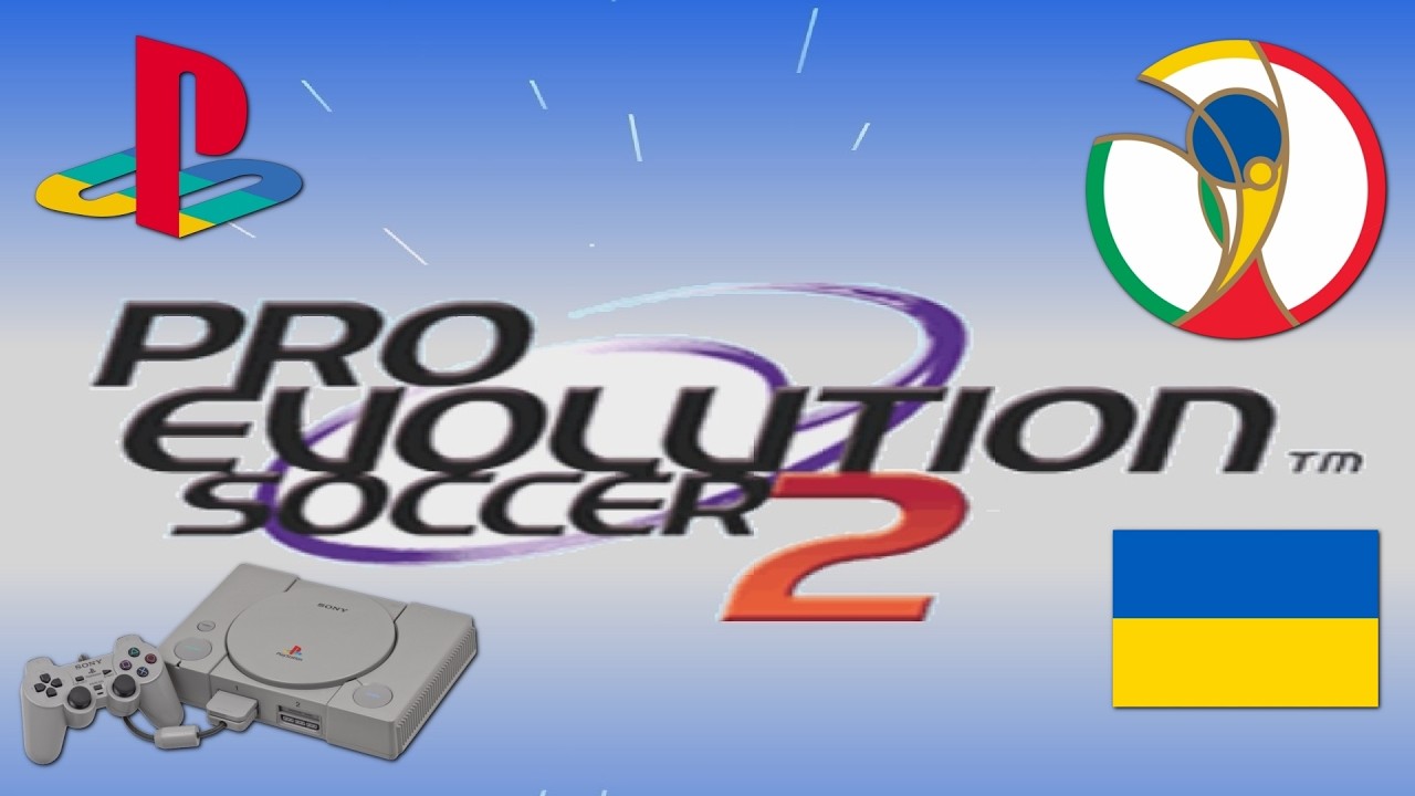Pro Evolution Soccer 2 (2002) International Cup UKRAINE - SONY PlayStation 1 Technical Walkthrough