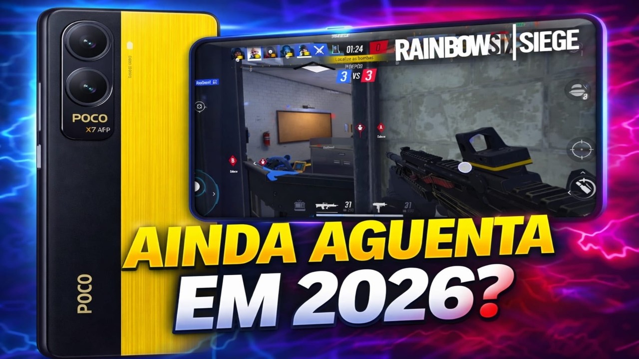 POCO X7 Pro no Rainbow Six Mobile | FPS, Gráficos e Desempenho na nova HyperOS 3.0.9.0