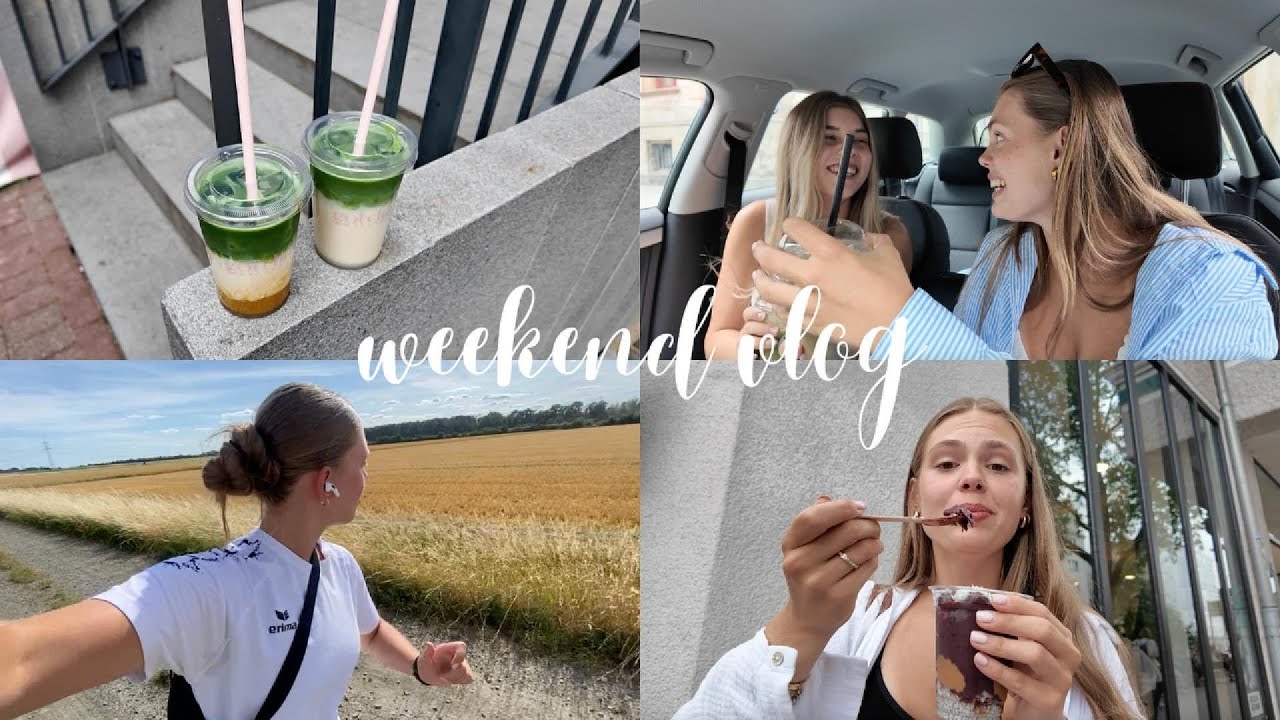 weekend vlog: mein wochenende, hamburg daytrip & viel food | jellefeline 🍵🍦🧘🏼&zwj;♀️