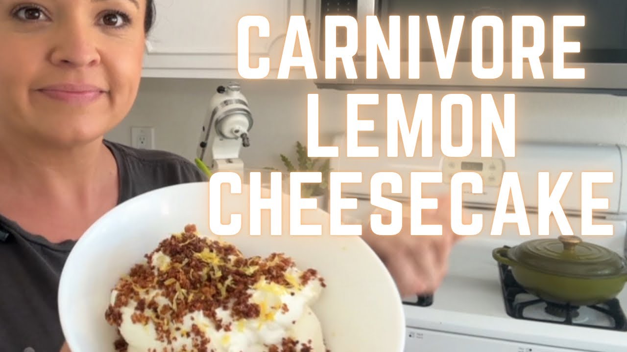 Carnivore(ish) Keto Lemon Cheesecake