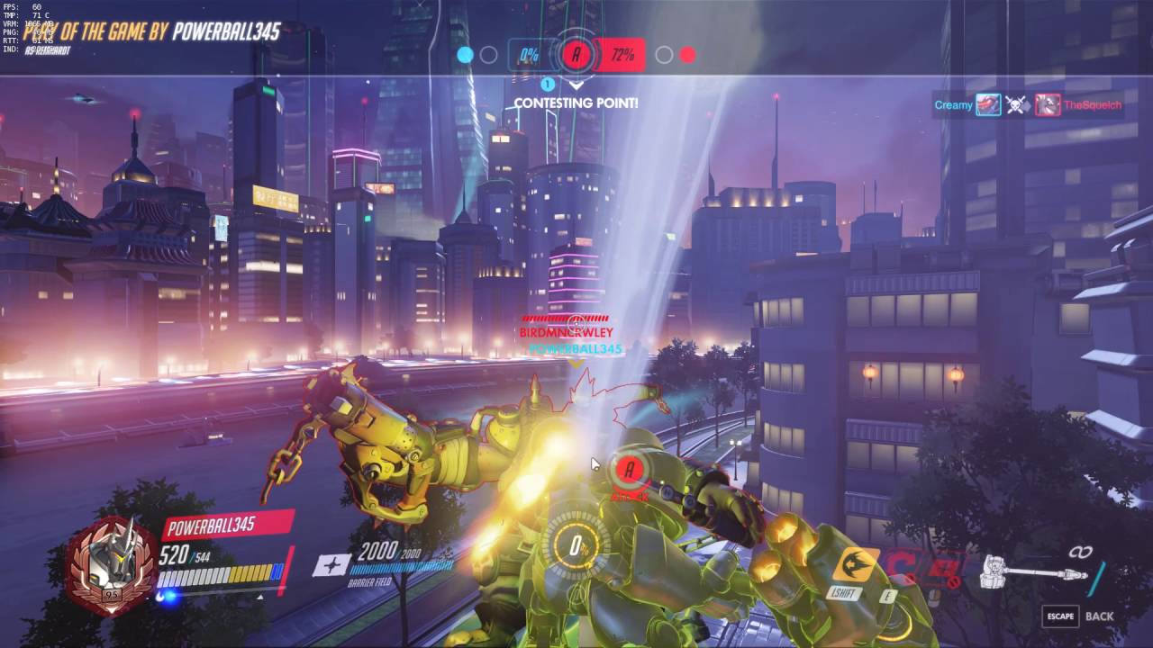 Overwatch: Reinhardt Environmental Play of the Game