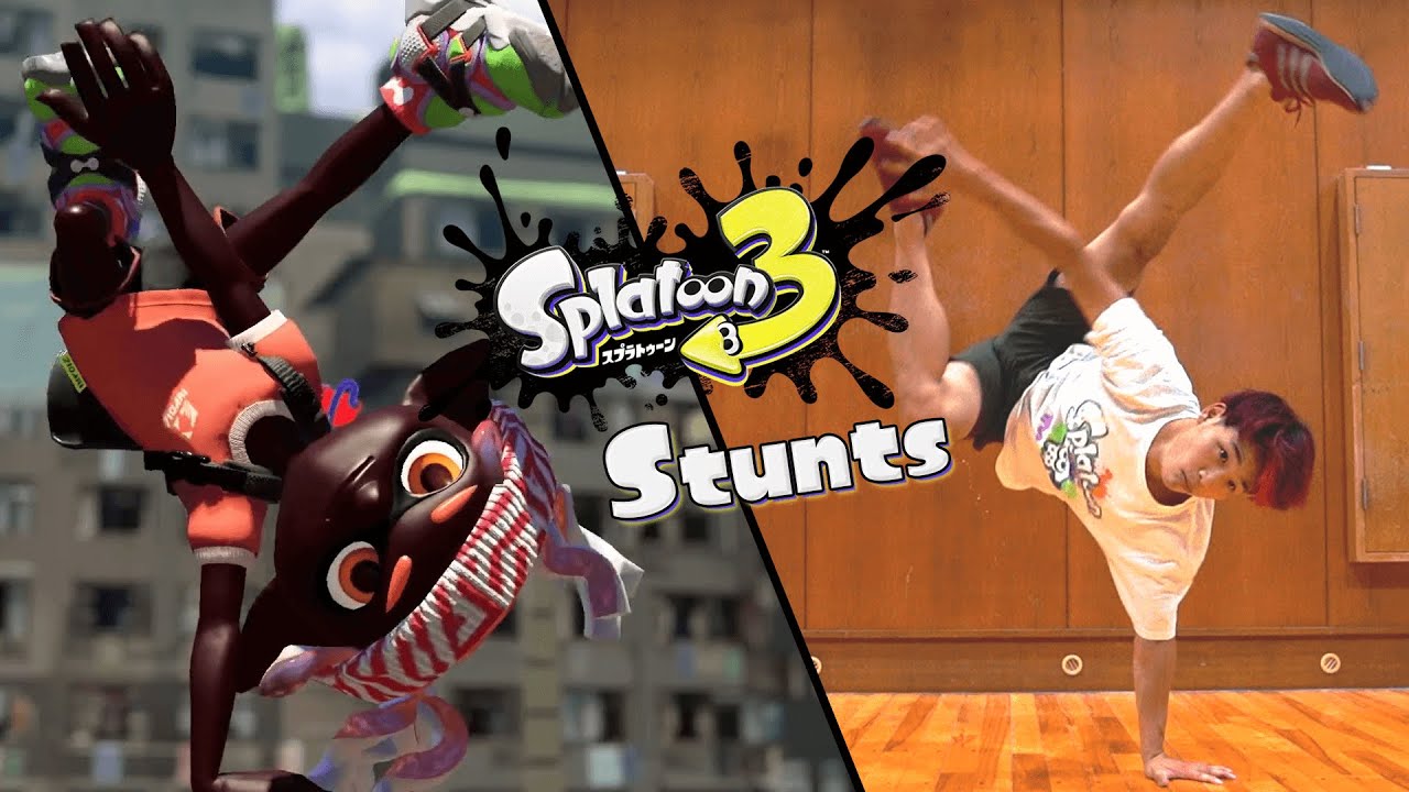 Stunts From Splatoon 3 In Real Life