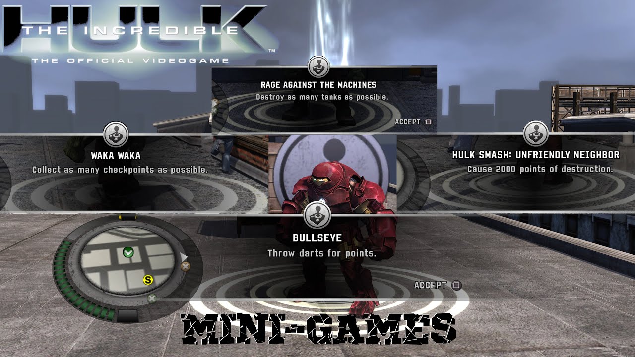 The Incredible Hulk [PS3] UHD 4K60ᶠᵖˢ (MINI-GAMES 3)