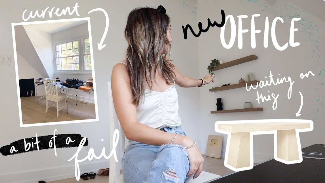 MOVING VLOGS day 5! Setting up my *temporary* NEW OFFICE! + fall haul!