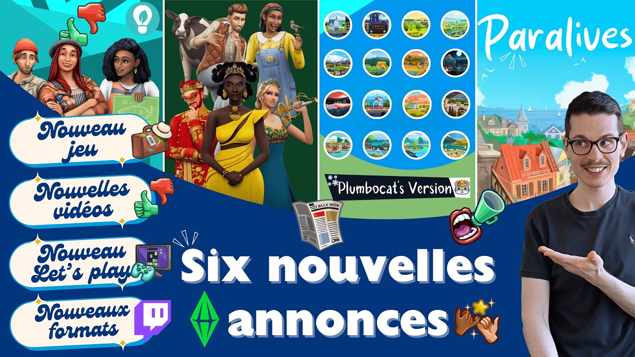 Six nouvelles annonces pour ma chaîne Youtube en 2026 📣