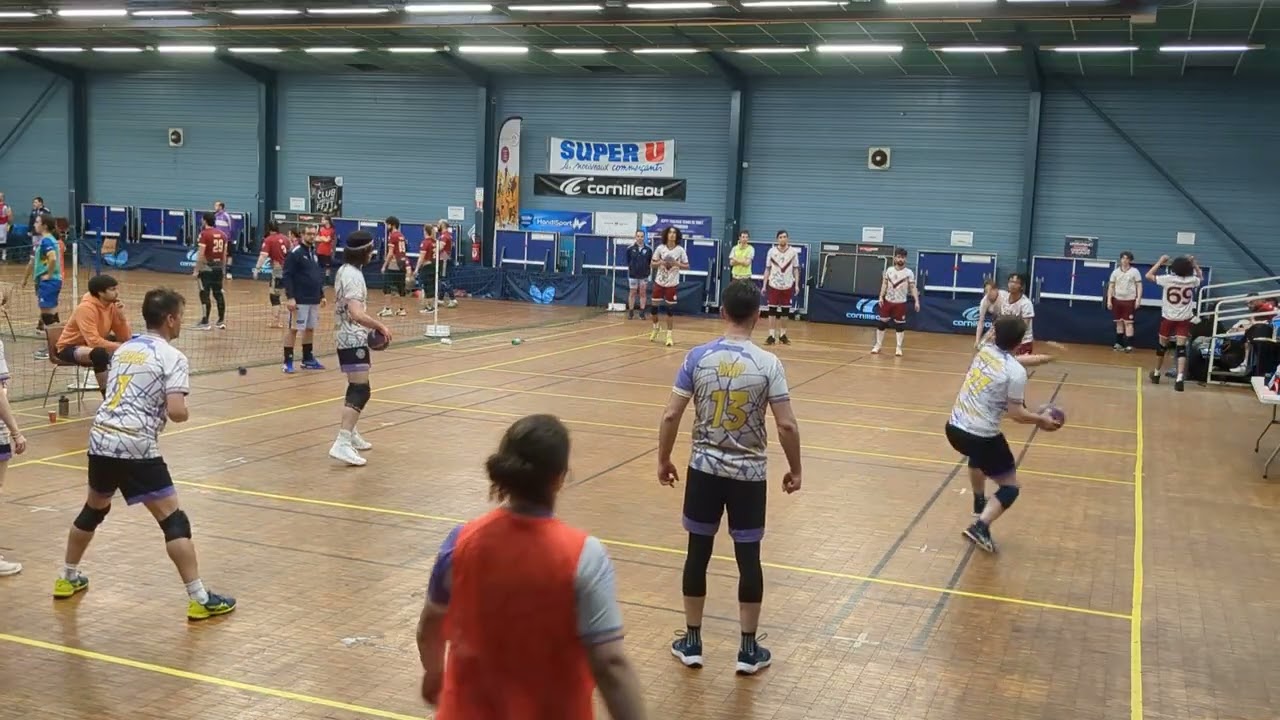 Masters de Toulouse. Open. Vikings 1 vs Coqs rouges1. Score 12-10
