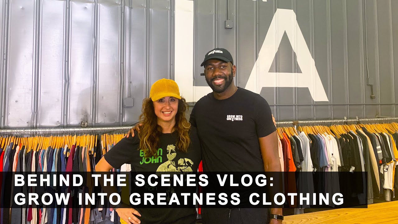 Grow Into Greatness Clothing Pick Up and Behind the Scenes