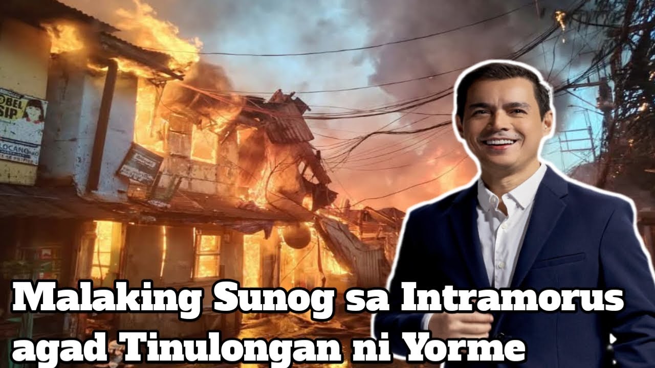 Malaking Sunog sa Intramorus agad Tinulongan ni Yorme Wala pang 24 Oras