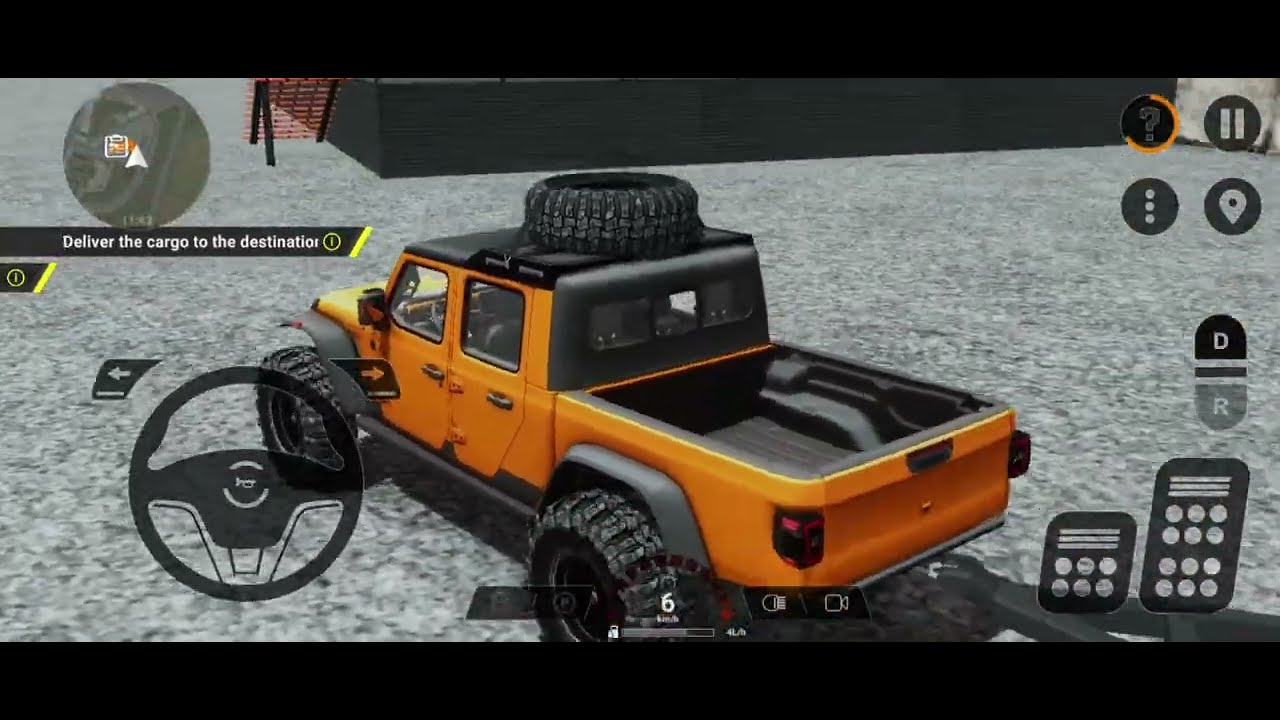 4×4 car drive 💪 powerful car | car simulator gameplay | Android game Vedio #trendinggame #cargame 