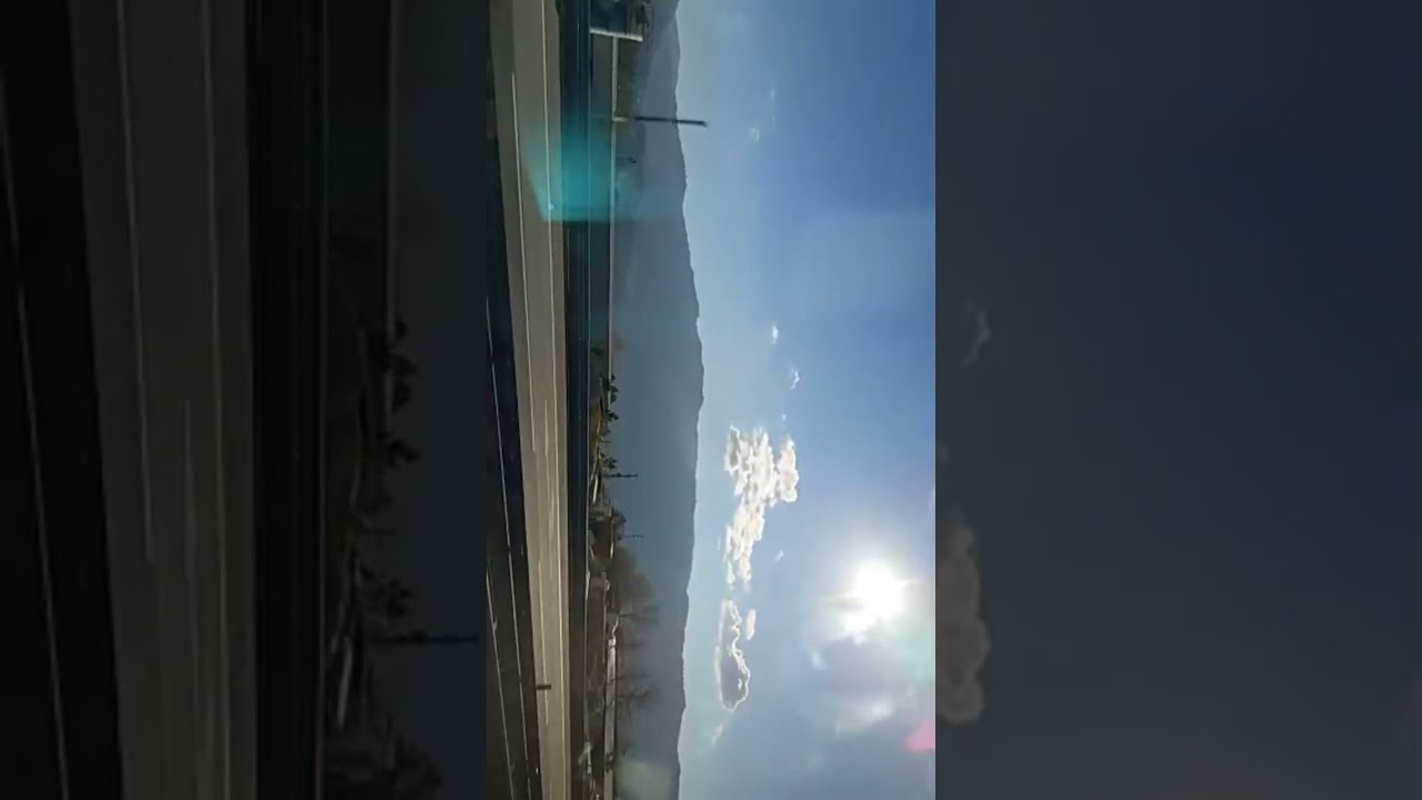 Trajeto ao Porto de Portugal visto do autocarro.