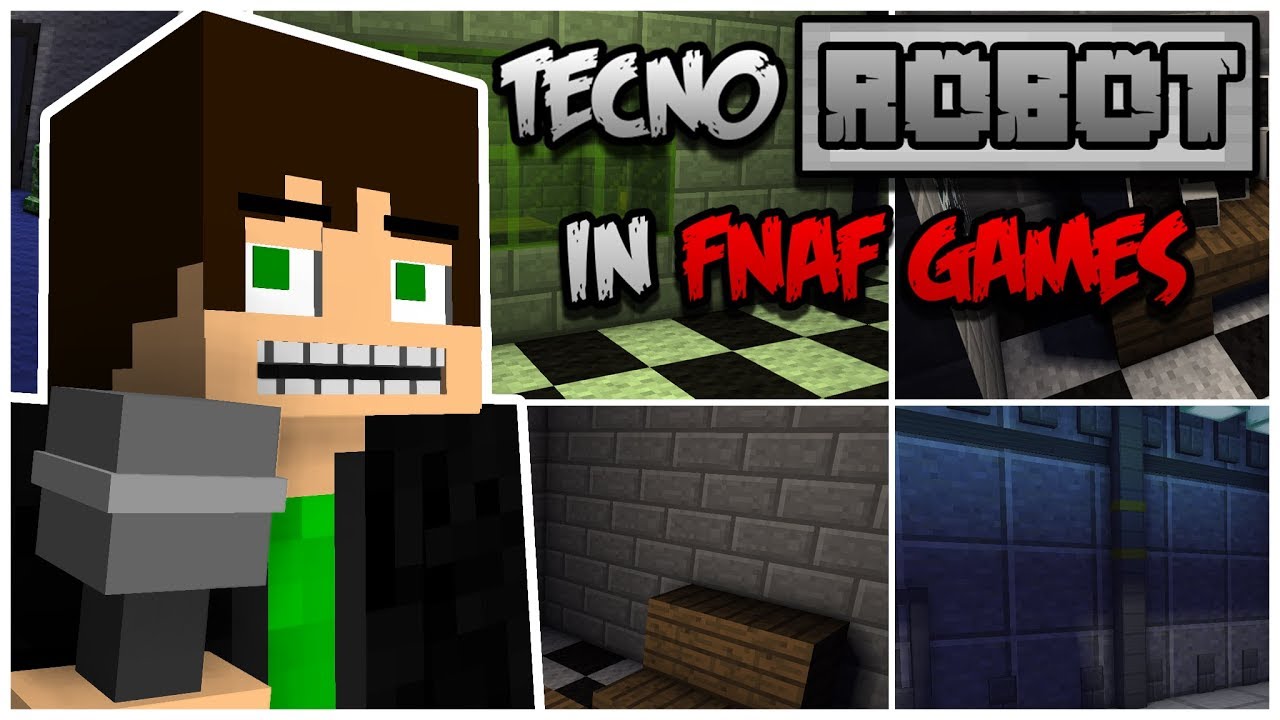 Tecno Robot in FNAF Games - Animaci&oacute;n Minecraft