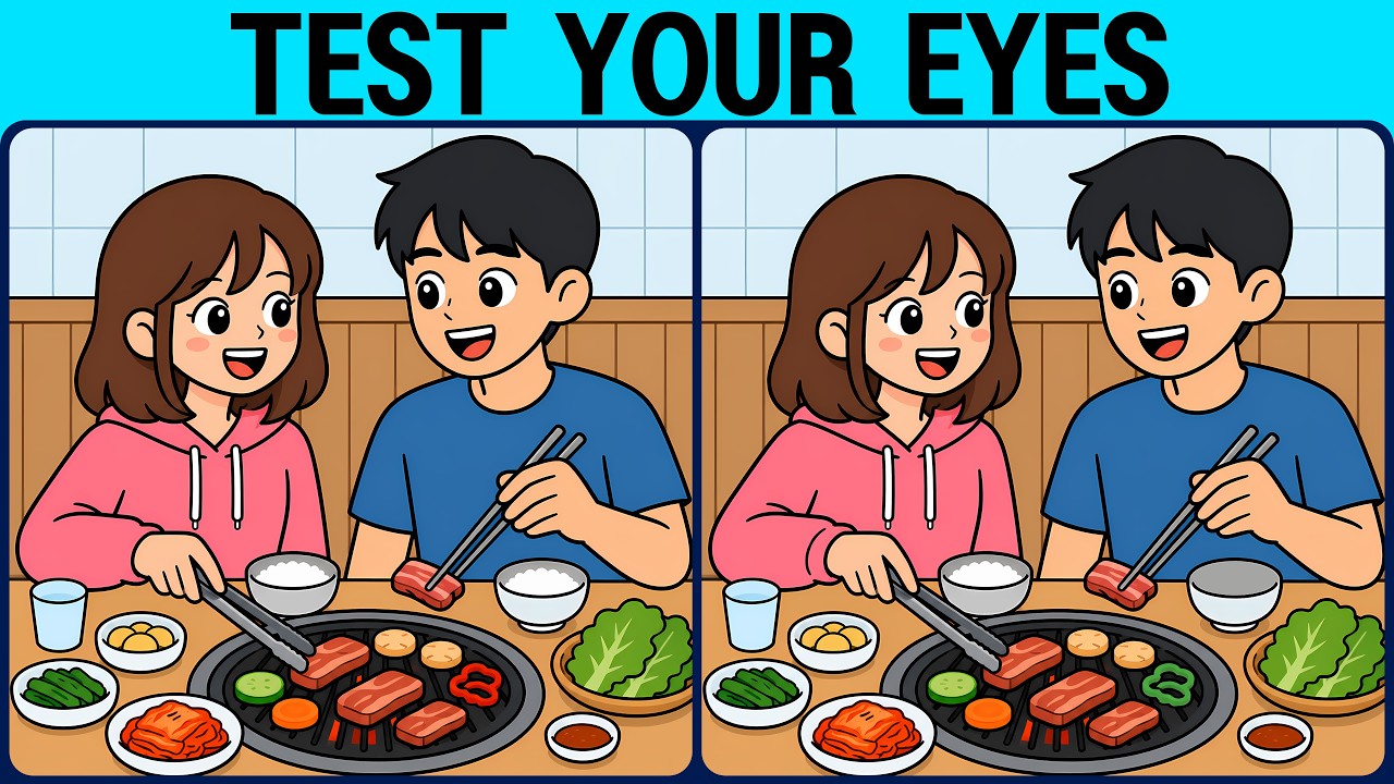 [Spot the Difference Brain Training] Use your sharp eyes and smart brain to solve this puzzle!