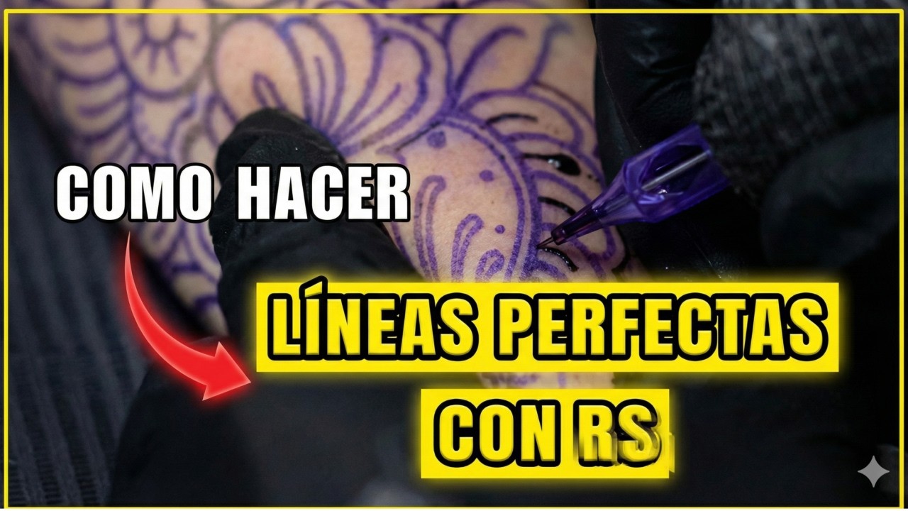 Tus Líneas no quedan Sólidas? EL TRUCO DEFINITIVO usando Agujas RS en Piel Real
