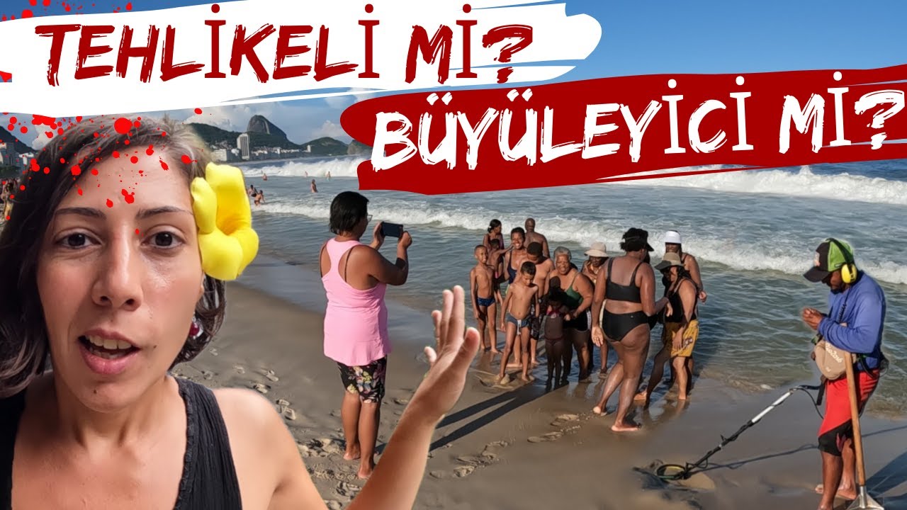 TEHLİKEYE DEĞER Mİ;  Büyüleyici şehir Rio de Janeiro'nun nefes kesen sahilleri #vlog