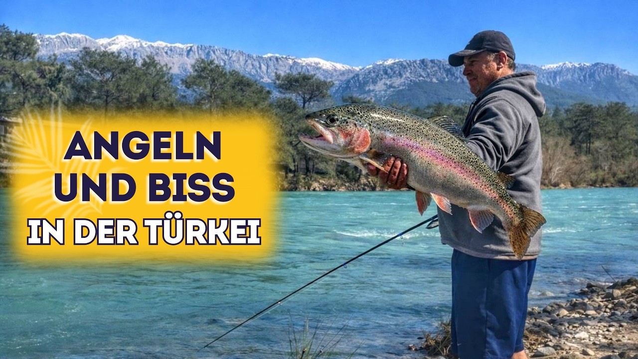 FORELLENANGELN VOM UFER IN DER TÜRKEI — VIP-TOUR