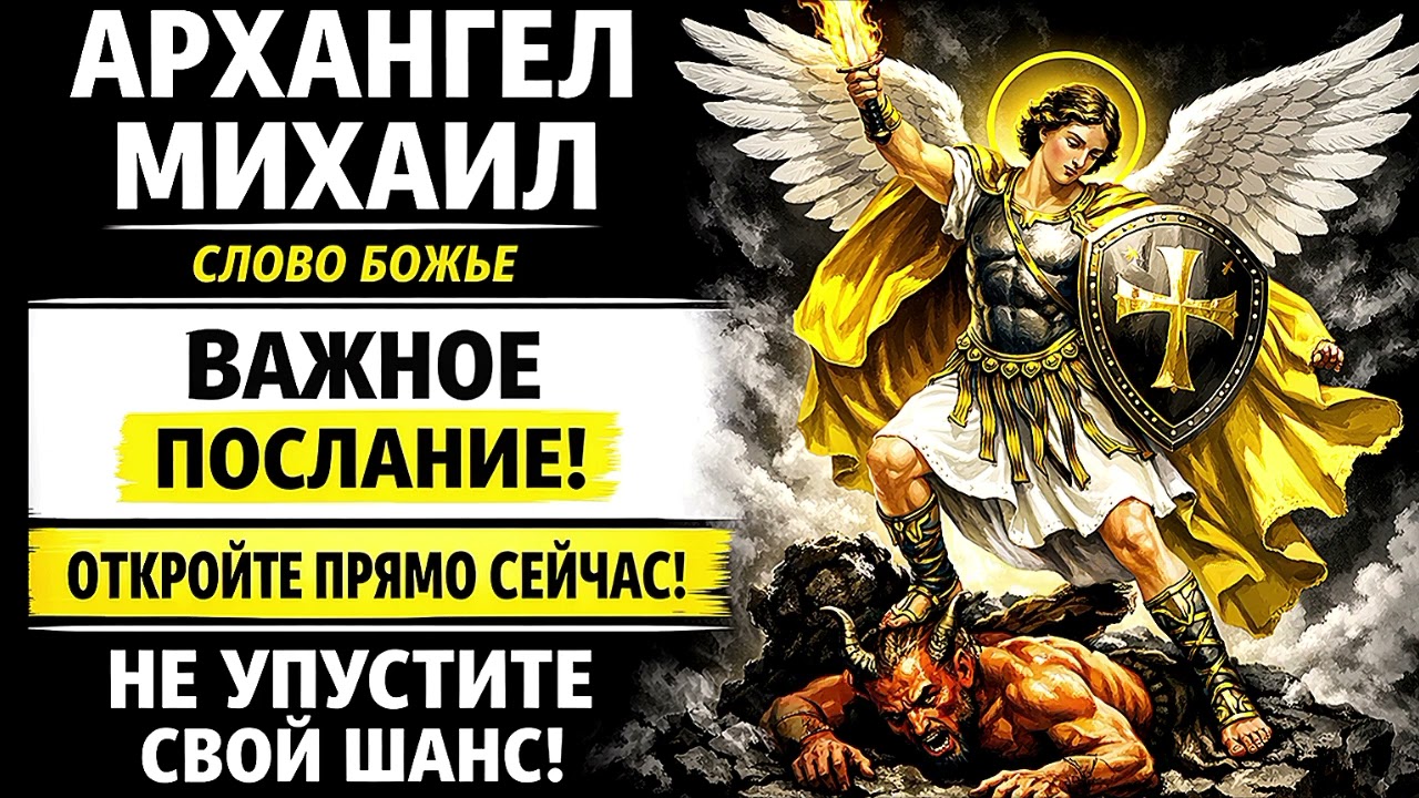 🔥 АРХАНГЕЛ МИХАИЛ ⚔️ | ВАЖНОЕ СЛОВО БОЖЬЕ ✨ НЕ ПРОПУСТИТЕ ЭТО ПОСЛАНИЕ