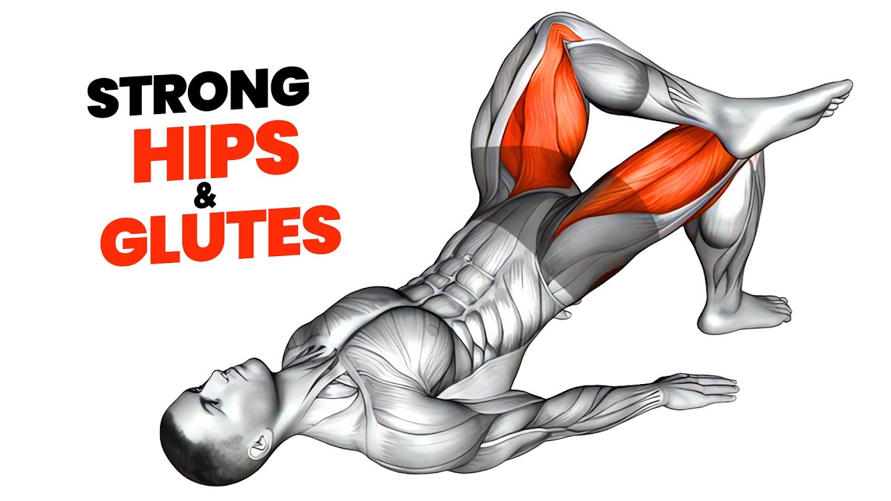 Glute & Hip Mobility Workout at Home | Bridges, Stretches & Hip Circles (No Equipment)