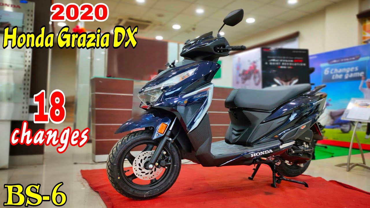 2020 Honda GRAZIA 125 DX BS6|Deluxe Variant|Full Review|Specs|Mileage|Price