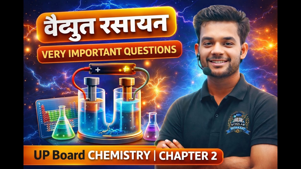 UP Board Chemistry Chapter 2 | वैद्युत रसायन के Most Important Questions 2026 🔥 |