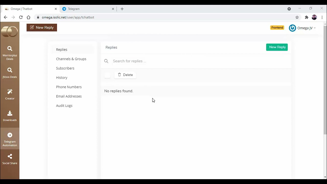 Massive TELEGRAM TRAFFIC  in seconds - Omega review.