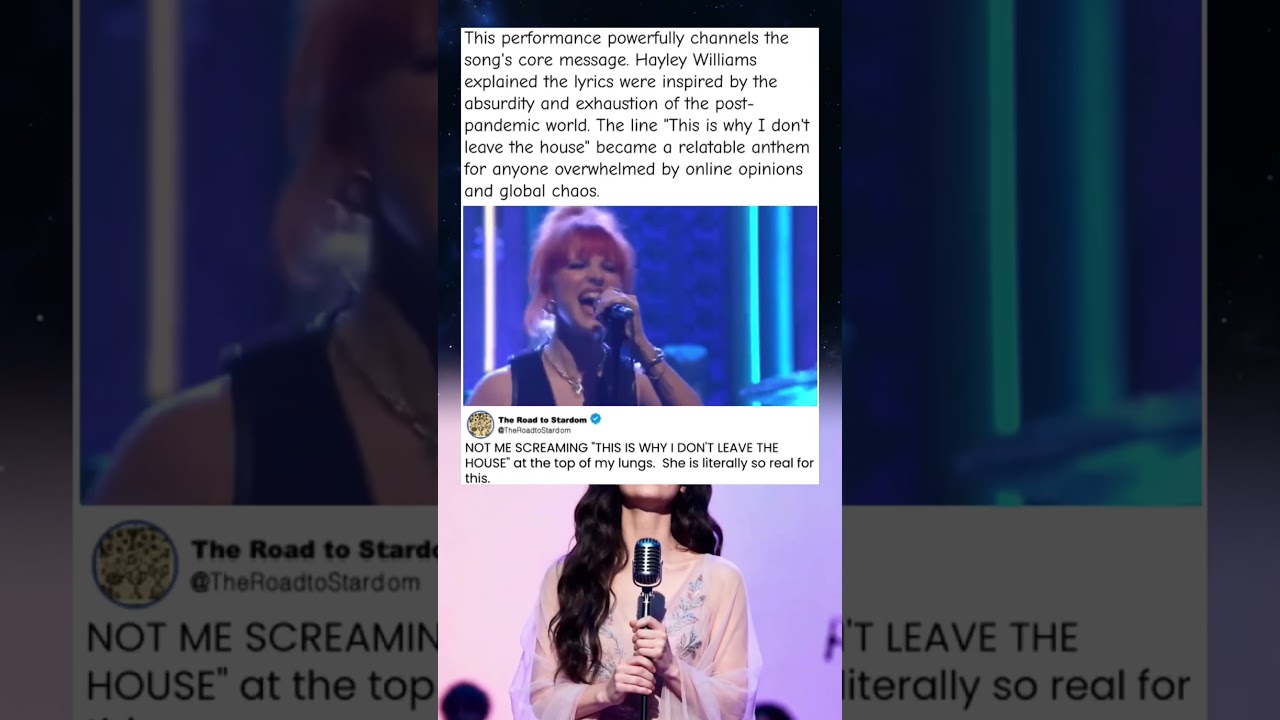 This Paramore Lyric Hits Too Hard #paramore #thisiswhy #hayleywilliams #lyricmeaning #relatable