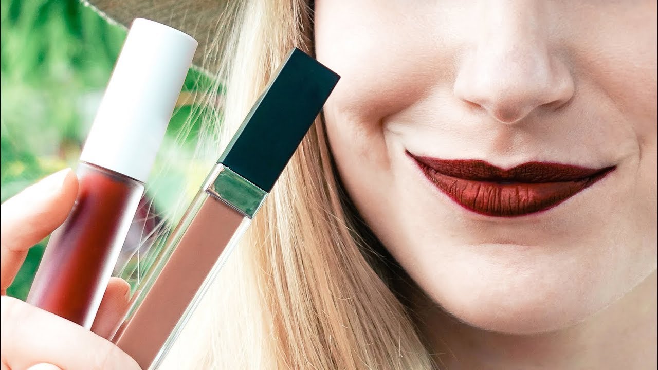 Testing Natural Liquid Lipsticks