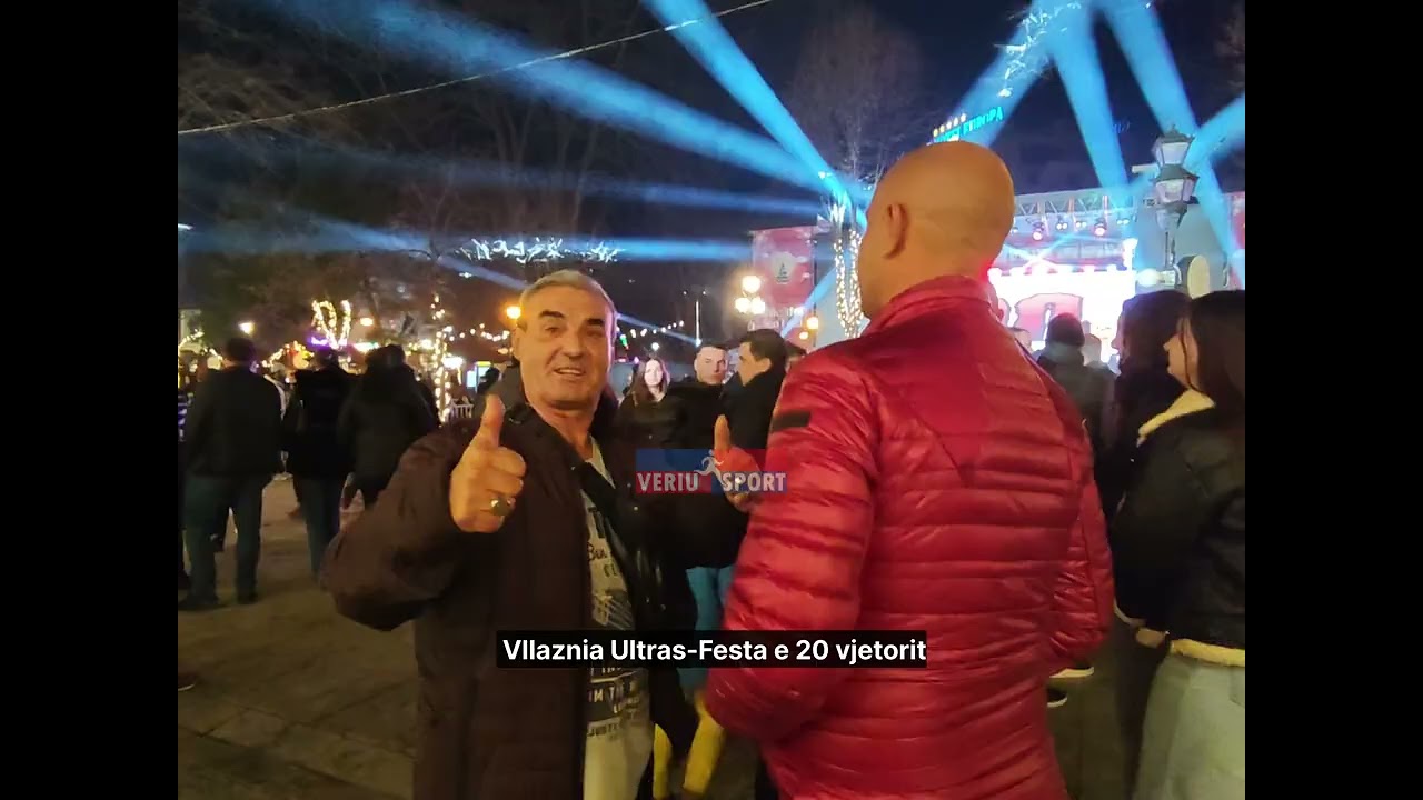Grupimi i tifozëve kuqeblu “Vllaznit Ultras” feston 20 vjetorin e krijimit.Ceremoni-Pedonale Shkodër