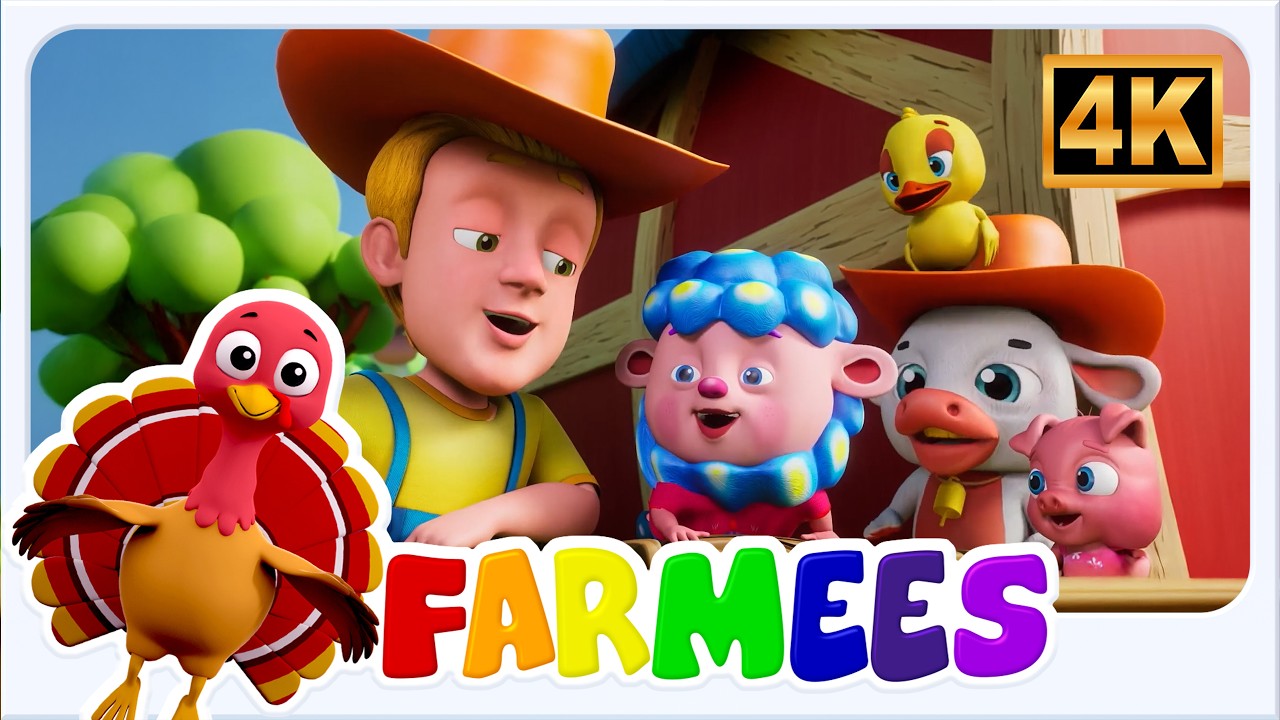 Farmees Viejo MacDonald canci&oacute;n de la granja feliz y m&aacute;s rimas para ni&ntilde;os.