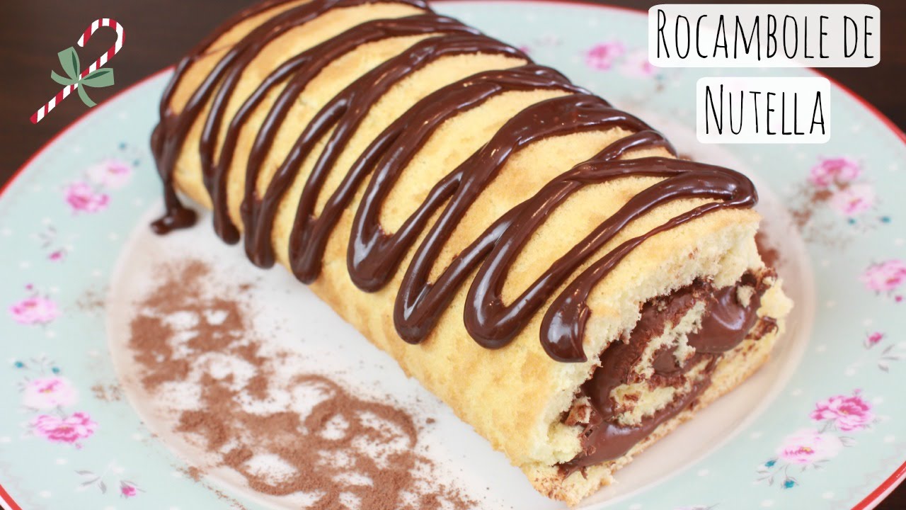 Rocambole de Nutella - Brincando de Ana Maria