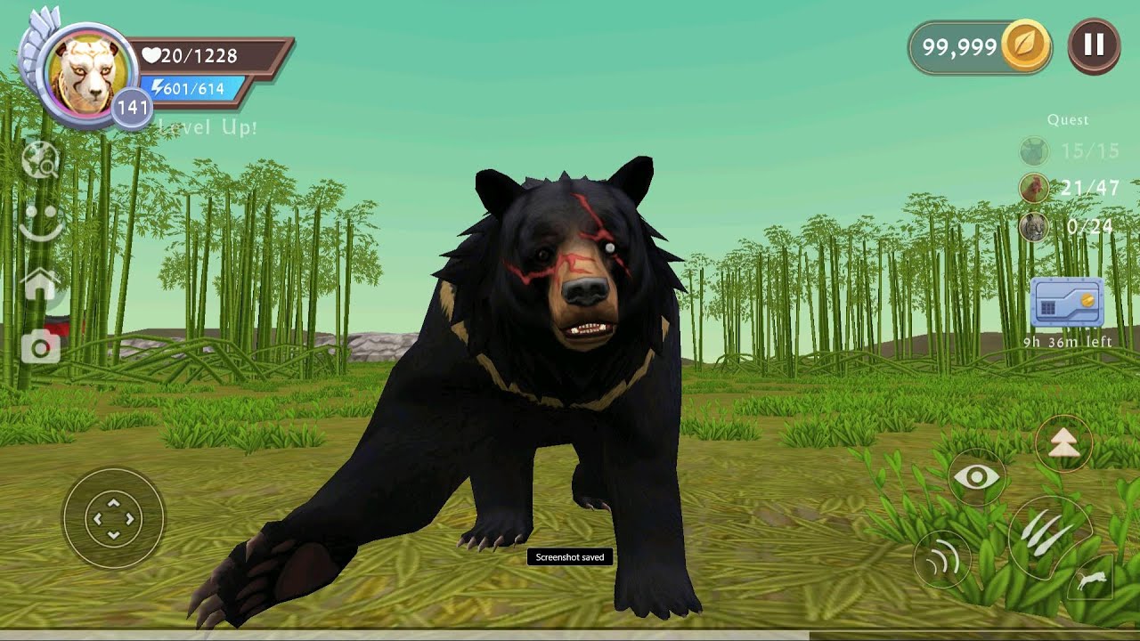 Wildcraft - Hyena - Asiatic bear boss fight Japanese forest