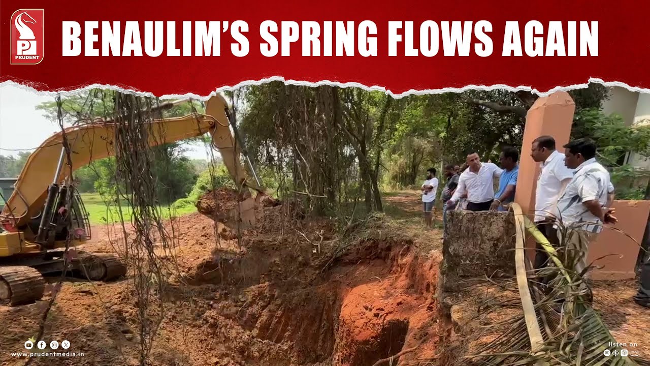 Warren Alemao & Panchayat restore Benaulim’s Forgotten Spring along with locals | Prudent