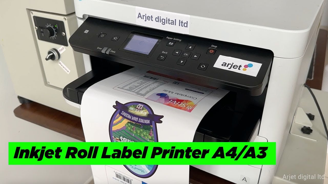 Roll Inkjet Label Printer. MF5000 Series, A3+ Available
