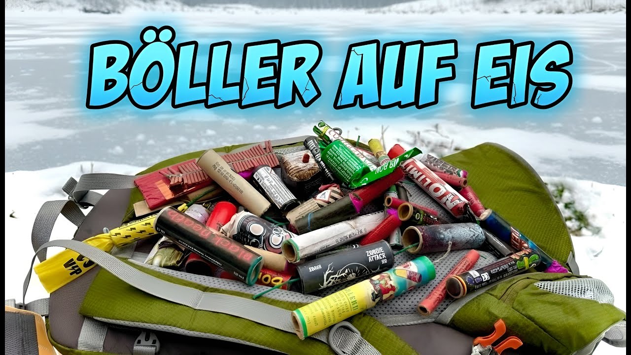 Können wir die EISDECKE SPRENGEN? - XXL Böller Vergleich auf EIS!