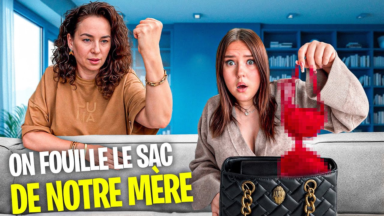 ON FOUILLE DANS SON SAC...MAMAN veut s’enfuir ?!